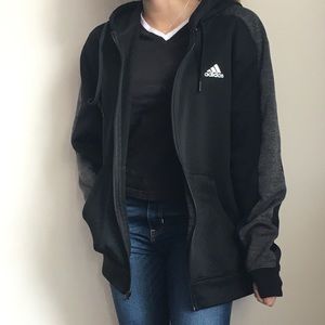 Black adidas jacket